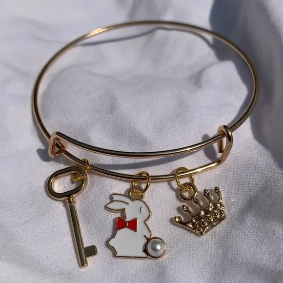 Brand New! Handmade! Adjustable Charm Bracelet - Picture 2 of 3